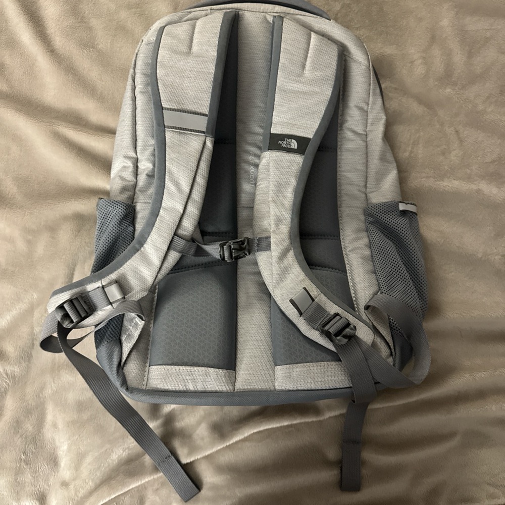 The North Face Light Gray Backpack